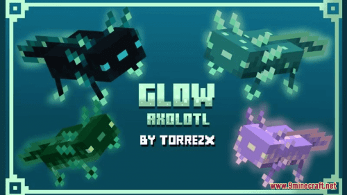 Glow Axolotl Resource Pack (1.20.6, 1.20.1) – Texture Pack Thumbnail