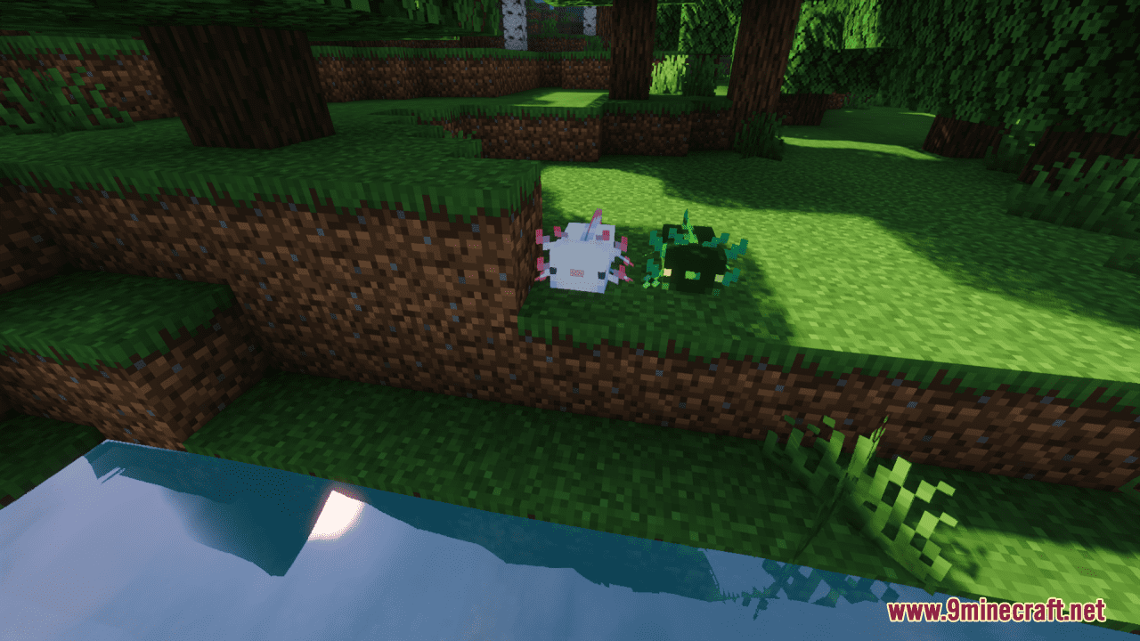 Glow Axolotl Resource Pack (1.20.6, 1.20.1) - Texture Pack 6