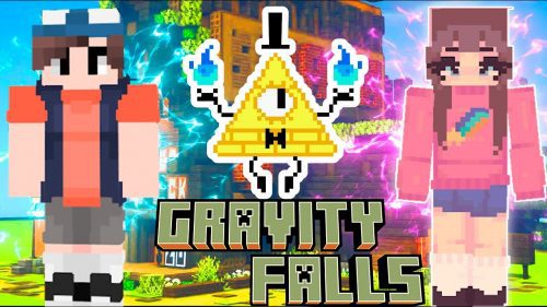 Gravity Falls Addon (1.20, 1.19) – MCPE/Bedrock Mod Thumbnail