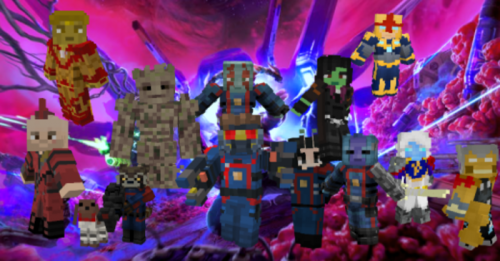 Guardians of the Galaxy Addon (1.20, 1.19) – MCPE/Bedrock Mod Thumbnail