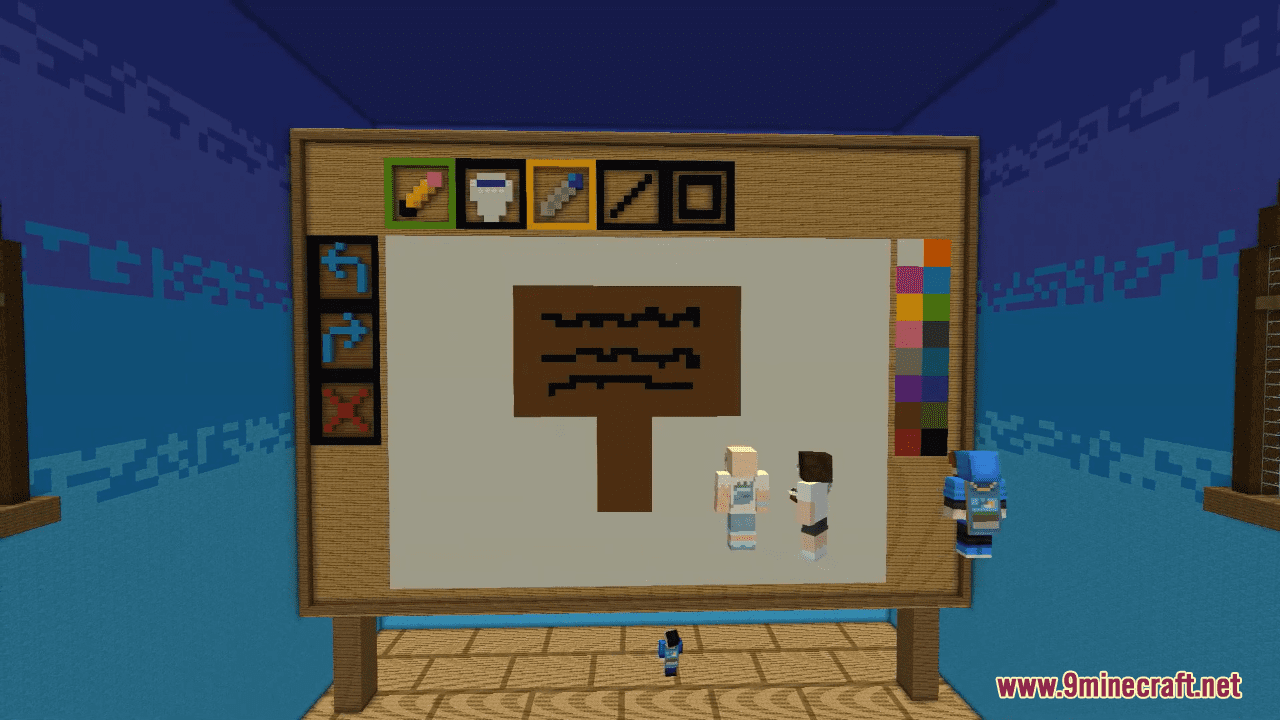 Guess My Drawing Map (1.21.1, 1.20.1) - Multiplayer Word-Guessing Extravaganza 3