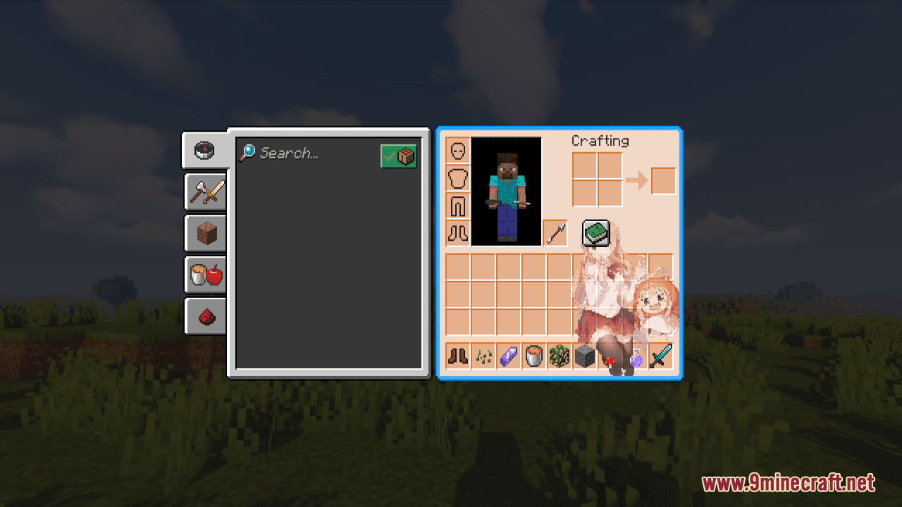 Himouto! Umaru-chan Custom GUI Resource Pack (1.20.6, 1.20.1) - Texture Pack 10