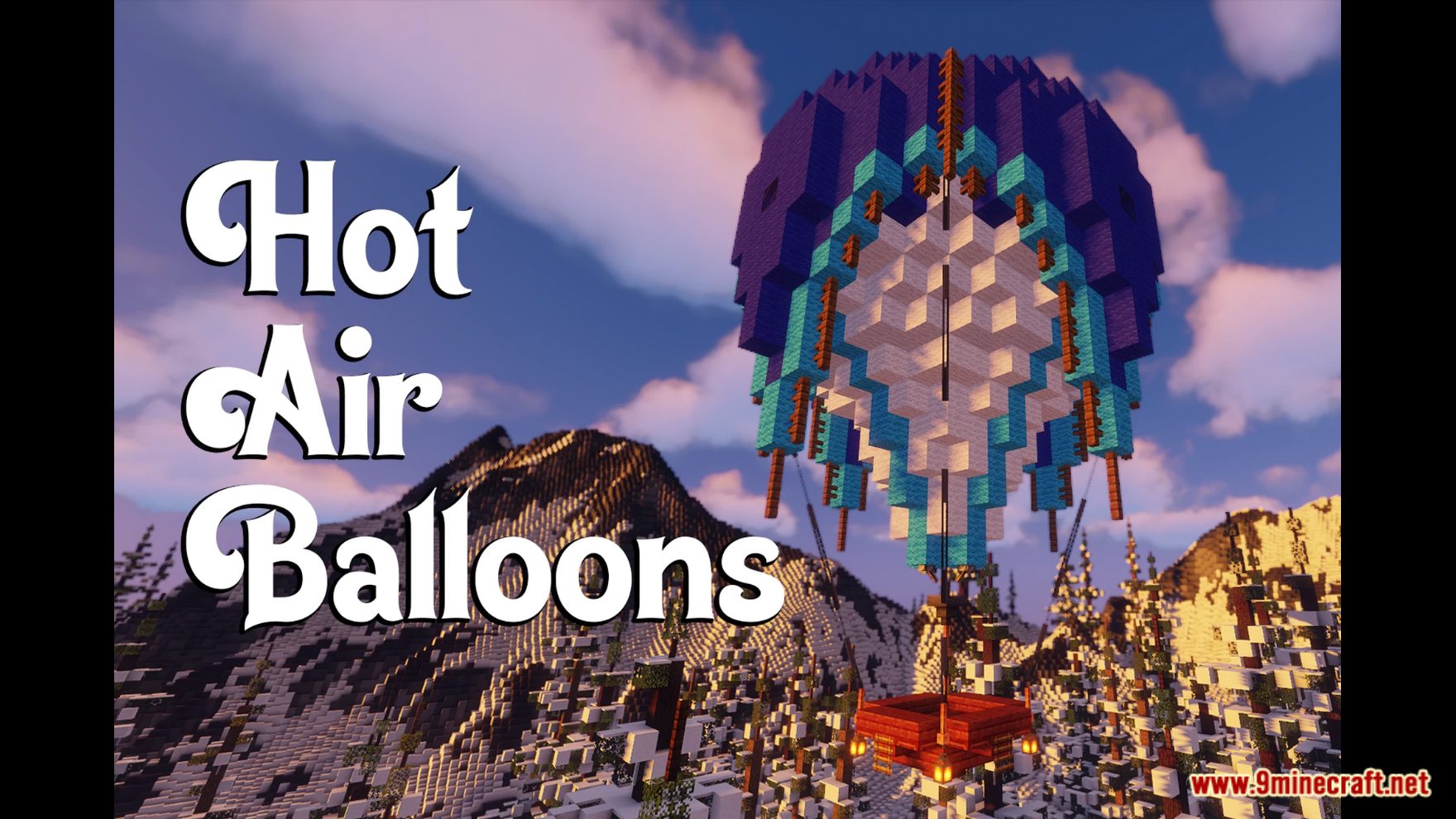 Hot Air Balloons Data Pack (1.20.2, 1.19.4) - Moving Base In Minecraft! 7