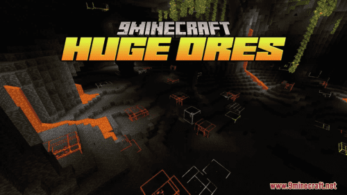 Huge Ores Resource Pack (1.20.6, 1.20.1) – Texture Pack Thumbnail