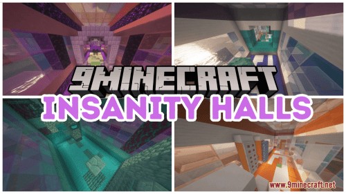 Insanity Halls Map (1.21.1, 1.20.1) – ltimate Parkour Challenge Thumbnail