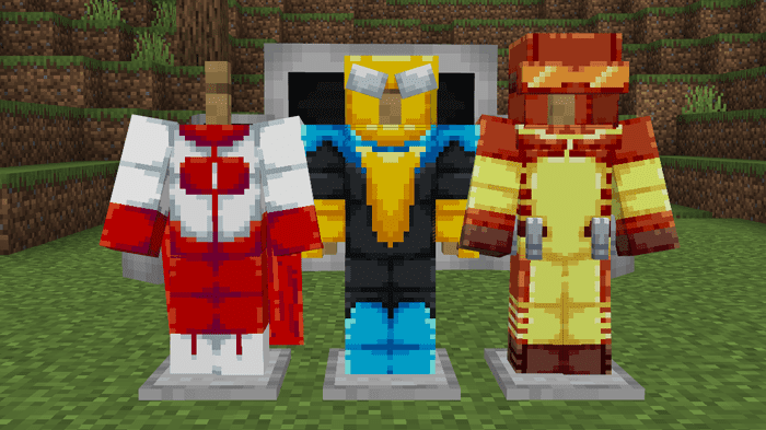 Invincible Addon (1.20, 1.19) - MCPE/Bedrock Superhero Mod 5