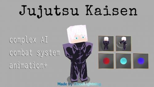 Jujutsu Kaisen: Gojo Satoru Addon (1.20, 1.19) – MCPE/Bedrock Mod Thumbnail