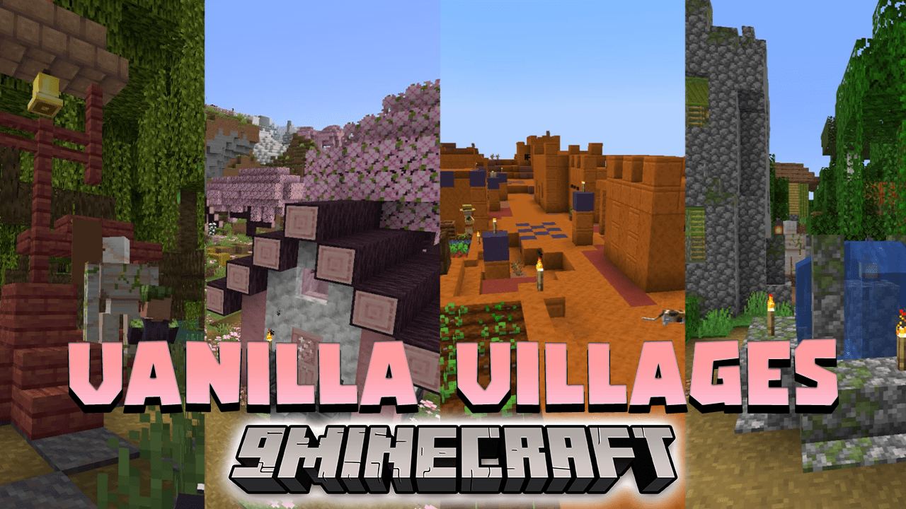 Laser's Vanilla Style Villages Data Pack (1.20.2, 1.19.4) - Enhance Your Minecraft Villages! 1