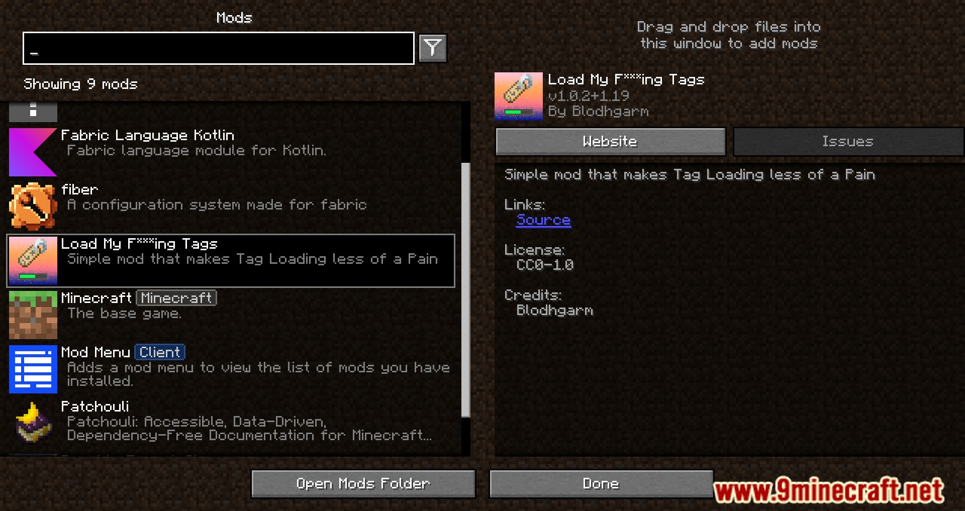 LMFT Mod (1.20.4, 1.19.4) - Load My F***ing Tags 2