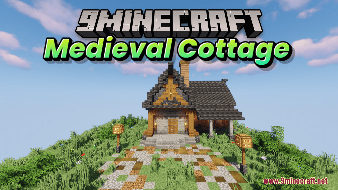 Medieval Cottage Map (1.21.1, 1.20.1) - Explore, Solve, and Conquer 1