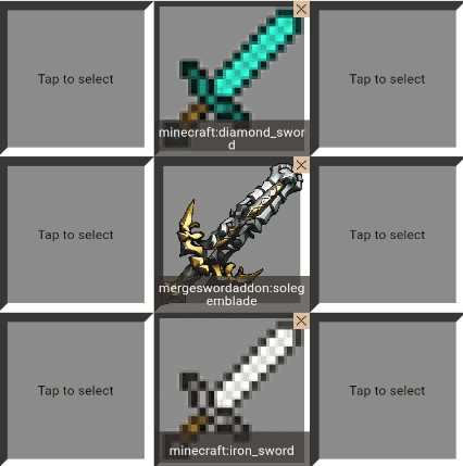 Merge Swords Addon (1.20, 1.19) - MCPE/Bedrock Mod 8