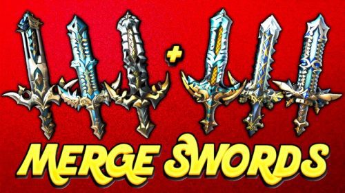 Merge Swords Addon (1.20, 1.19) – MCPE/Bedrock Mod Thumbnail