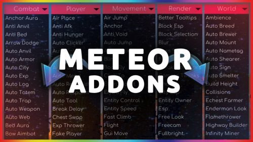 Meteor Client Addons (1.20.4, 1.19.4) – Modify Almost Anything in Meteor Thumbnail