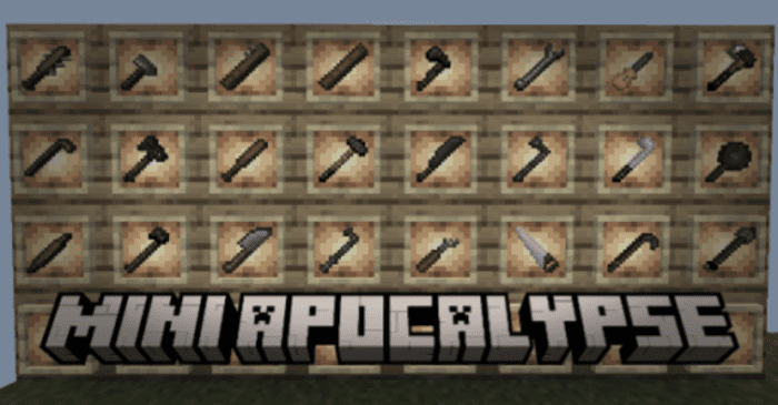 Mini Apocalypse Addon (1.20) - MCPE/Bedrock Mod 1