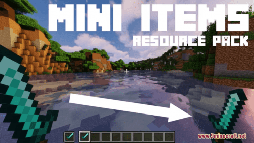 Mini Items Resource Pack (1.20.6, 1.20.1) – Texture Pack Thumbnail