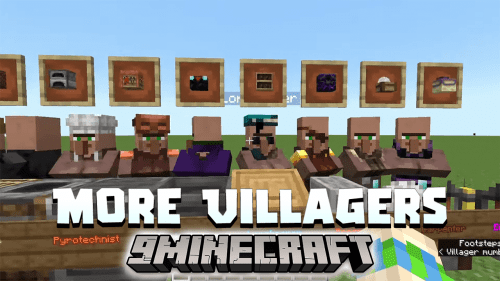 More Villagers Data Pack (1.20.2, 1.19.4) – Transform And Empower Your Villagers! Thumbnail