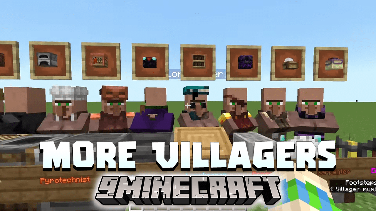 More Villagers Data Pack (1.20.2, 1.19.4) - Transform And Empower Your Villagers! 1