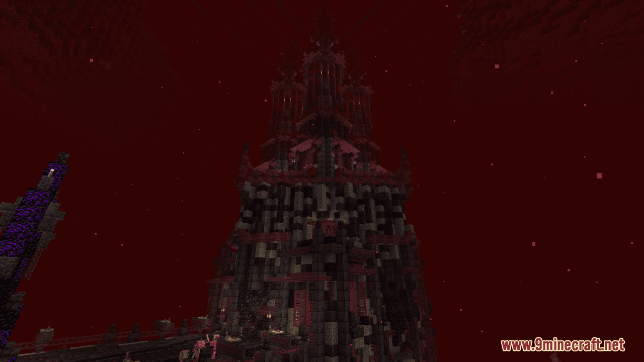 Nether Base Fortress Map (1.21.1, 1.20.1) - Forging Fiery Fantasies 5