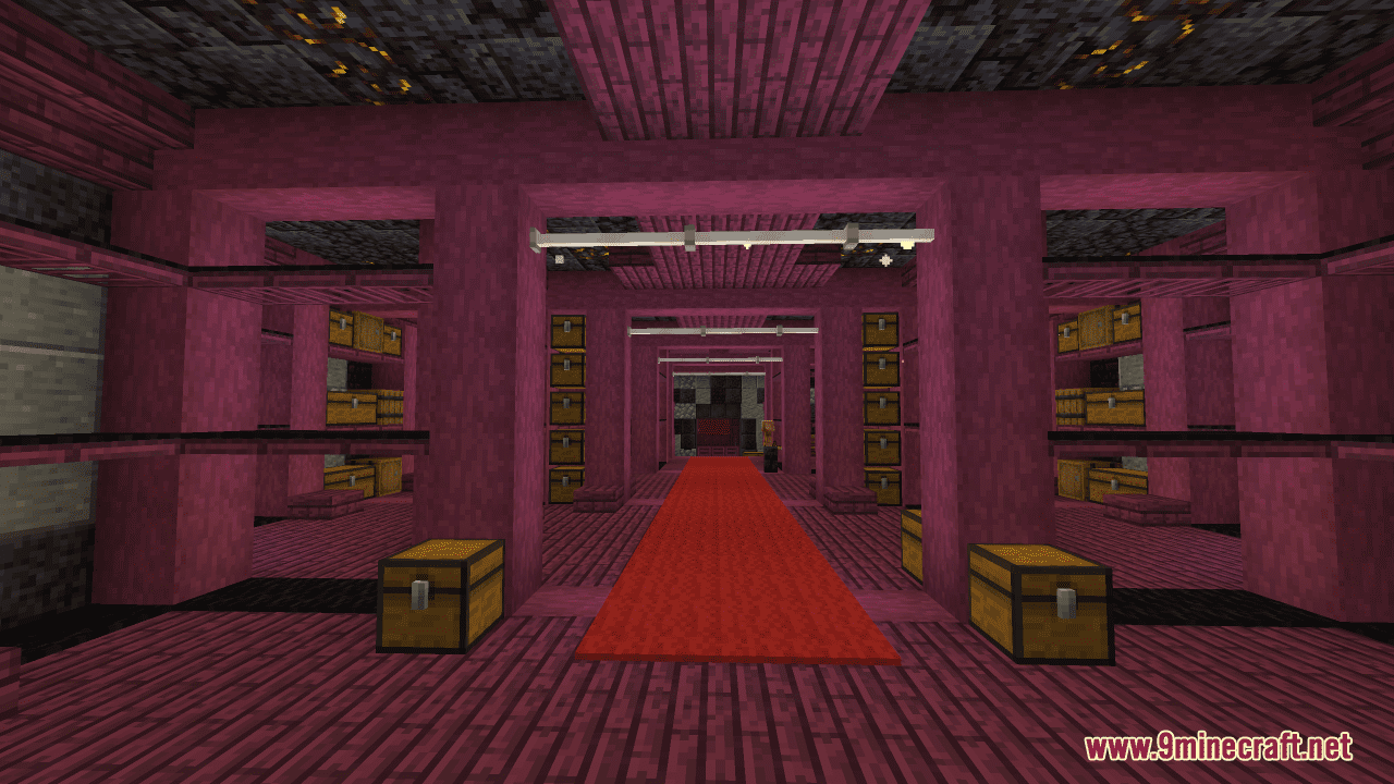 Nether Base Fortress Map (1.21.1, 1.20.1) - Forging Fiery Fantasies 8