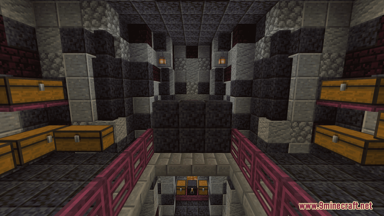 Nether Base Fortress Map (1.21.1, 1.20.1) - Forging Fiery Fantasies 9