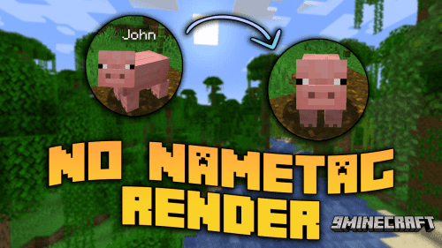 No Nametag Render Mod (1.20.1, 1.19.4) – No Distractions, Just Minecraft Thumbnail