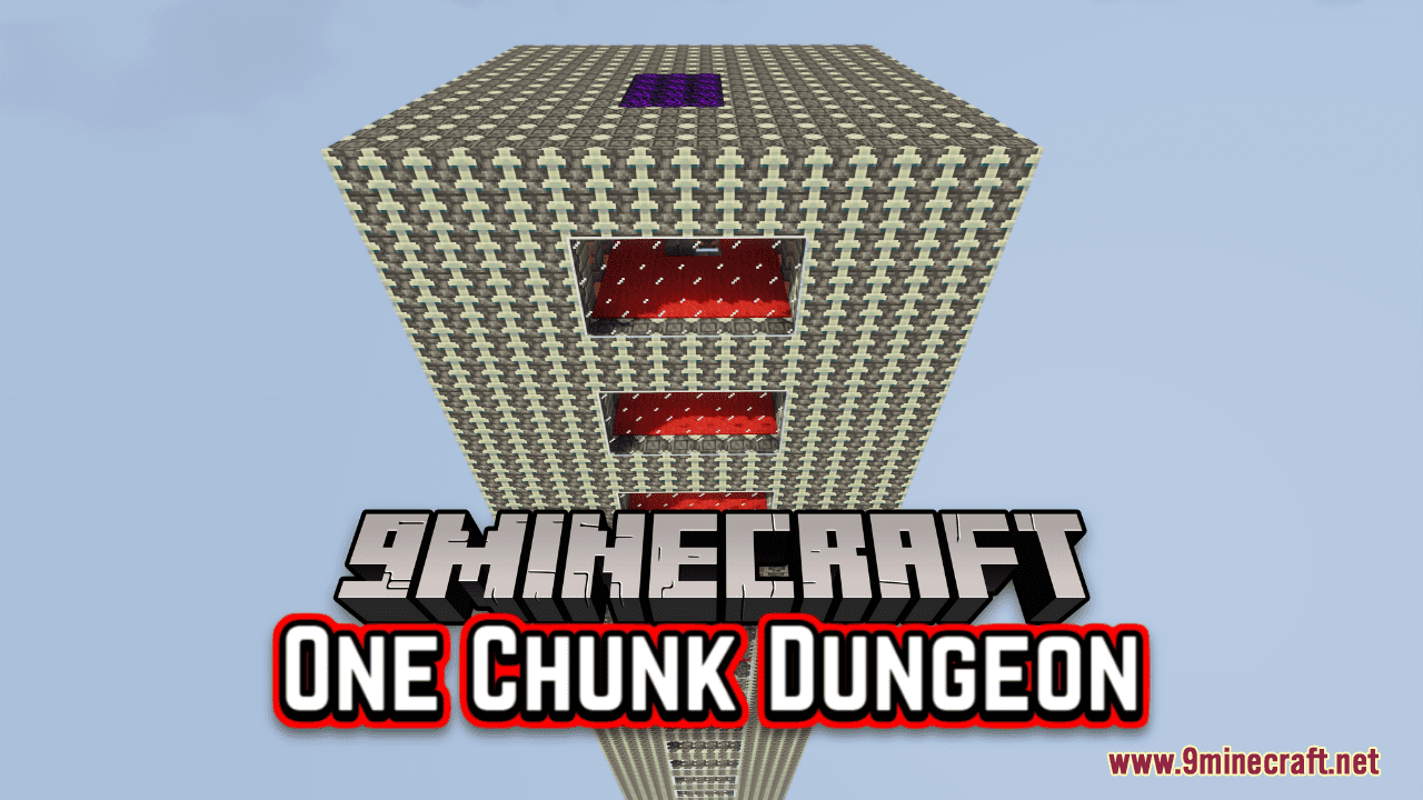 One Chunk Dungeon Map (1.21.1, 1.20.1) - A Compact Adventure 1