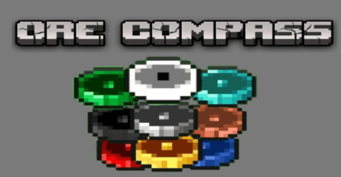 Ores Compass Addon (1.20) - MCPE/Bedrock Mod 1