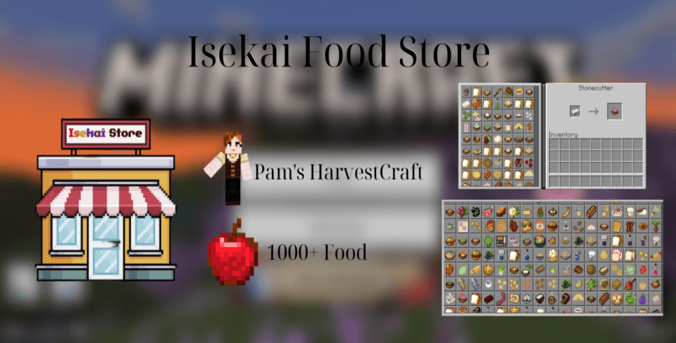 Pam's HarvestCraft Addon (1.20, 1.19) - MCPE/Bedrock Mod 1