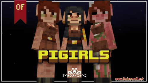 Pigirls Resource Pack (1.20.6, 1.20.1) – Texture Pack Thumbnail