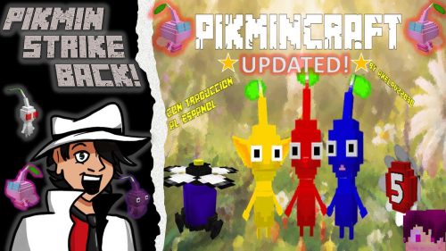 Pikmincraft Addon (1.20) – MCPE/Bedrock Small Plant Army Mod Thumbnail