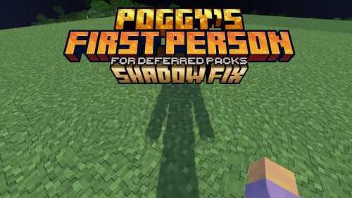 Poggy’s First Person Shadow Fix Pack (1.20) – MCPE/Bedrock Thumbnail