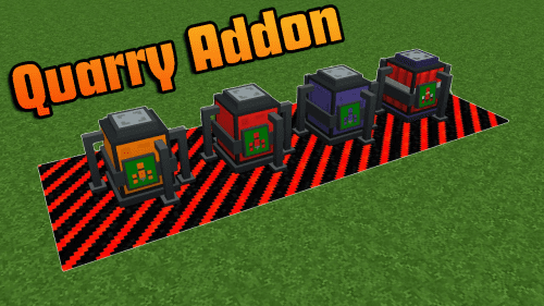 Quarry Addon (1.20) – MCPE/Bedrock Mod Thumbnail