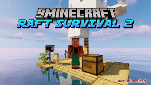 Raft Survival 2 Map (1.21.1, 1.20.1) – Thrive Amidst The Water Thumbnail