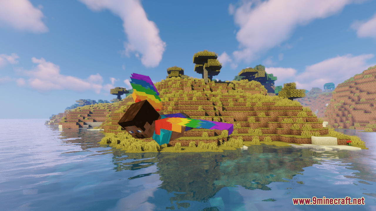 Rainbow (Pride) Elytra Resource Pack (1.20.6, 1.20.1) - Texture Pack 11