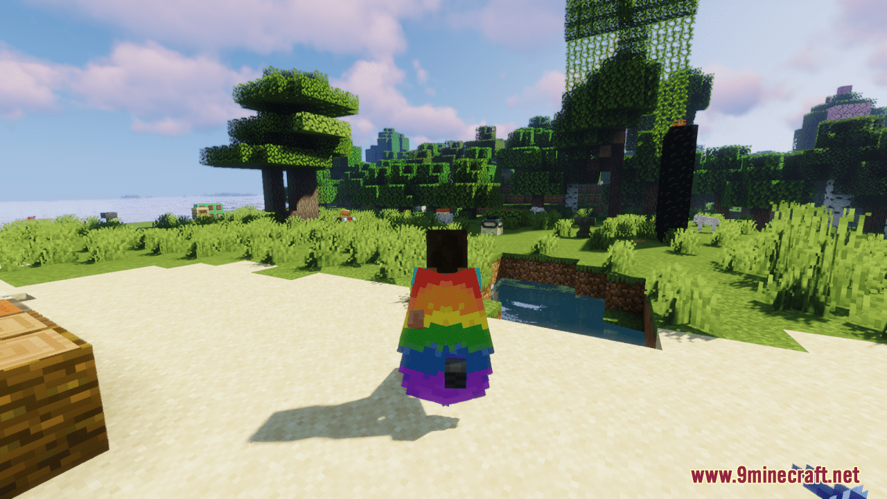 Rainbow (Pride) Elytra Resource Pack (1.20.6, 1.20.1) - Texture Pack 3