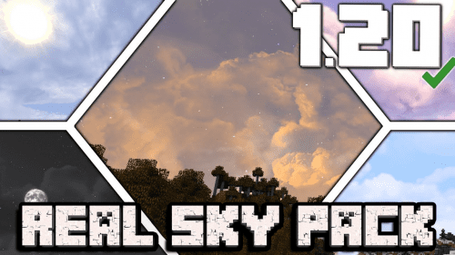 Real Sky Resource Pack (1.20, 1.19) – MCPE/Bedrock Thumbnail