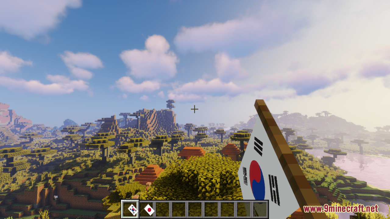 Realistic World Flags Resource Pack (1.20.6, 1.20.1) - Texture Pack 4