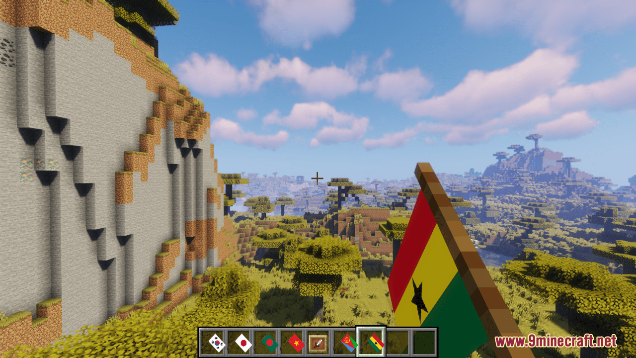 Realistic World Flags Resource Pack (1.20.6, 1.20.1) - Texture Pack 10