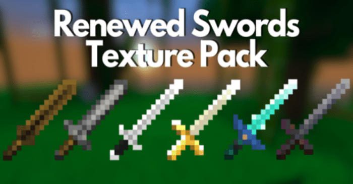 Renewed Swords Texture Pack (1.20, 1.19) - MCPE/Bedrock 1