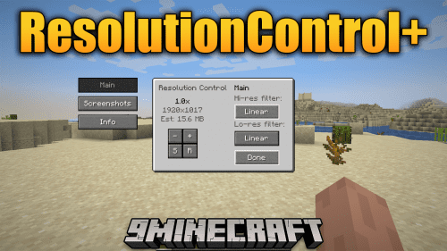 Resolution Control Plus Mod (1.20.6, 1.20.1) – Customizing Minecraft’s Visuals Thumbnail