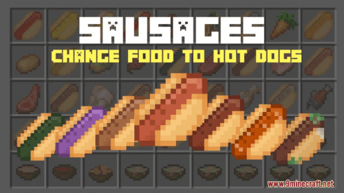 Sausages Resource Pack (1.20.6, 1.20.1) – Texture Pack Thumbnail