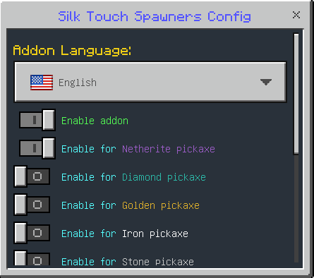 Silk Touch Spawners Addon (1.21, 1.20) - MCPE/Bedrock Mod 4