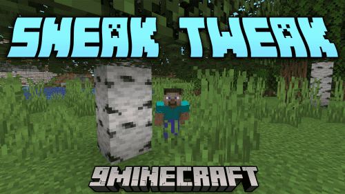 Sneak Tweak Mod (1.20.4, 1.19.4) – Refining The Sneak Experience Thumbnail