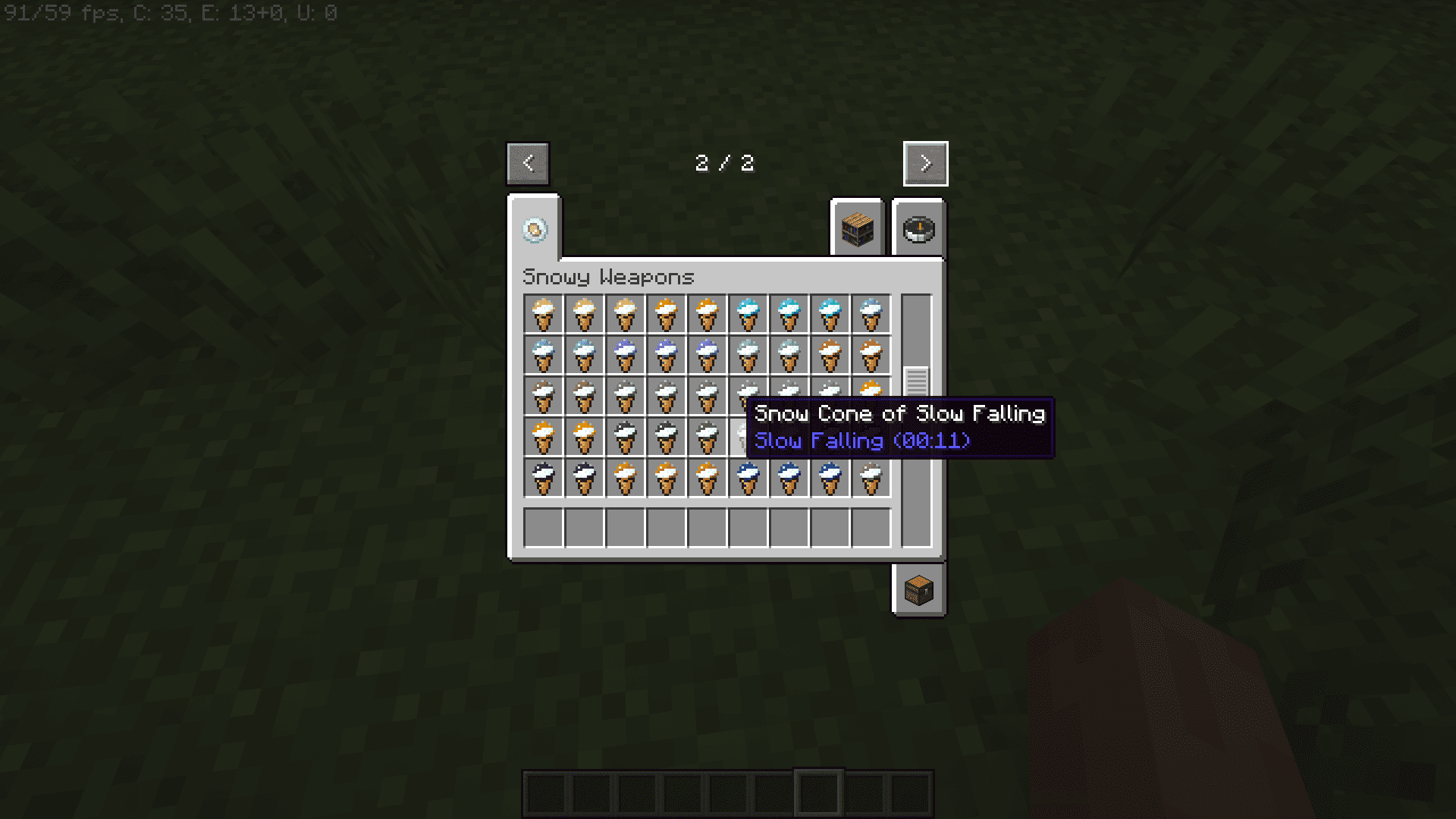 Snowy Weaponry Mod (1.20.4, 1.19.4) - Powerful Snowball Based Weapons 3