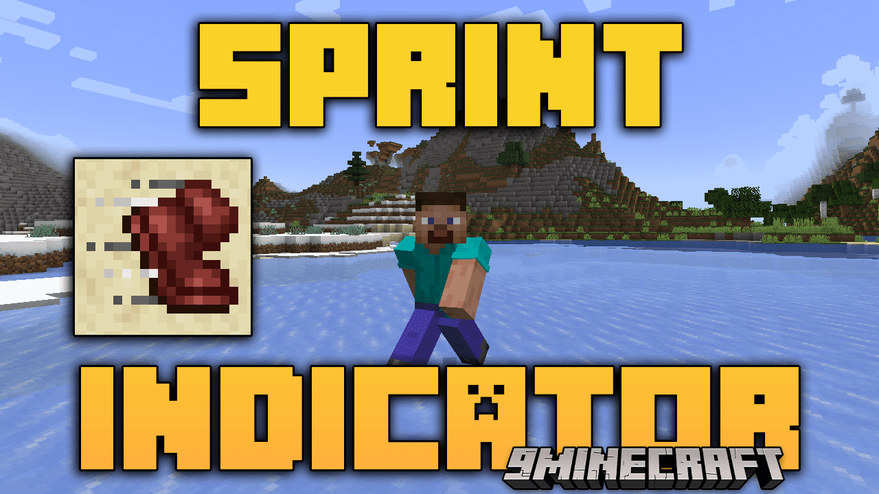 Sprint Indicator Mod (1.21, 1.20.1) - Enhance Your Minecraft Sprinting Experience 1