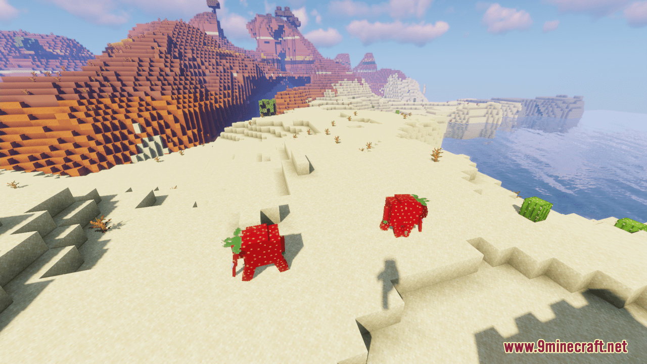 Strawberry Elephant Resource Pack (1.20.6, 1.20.1) - Texture Pack 11