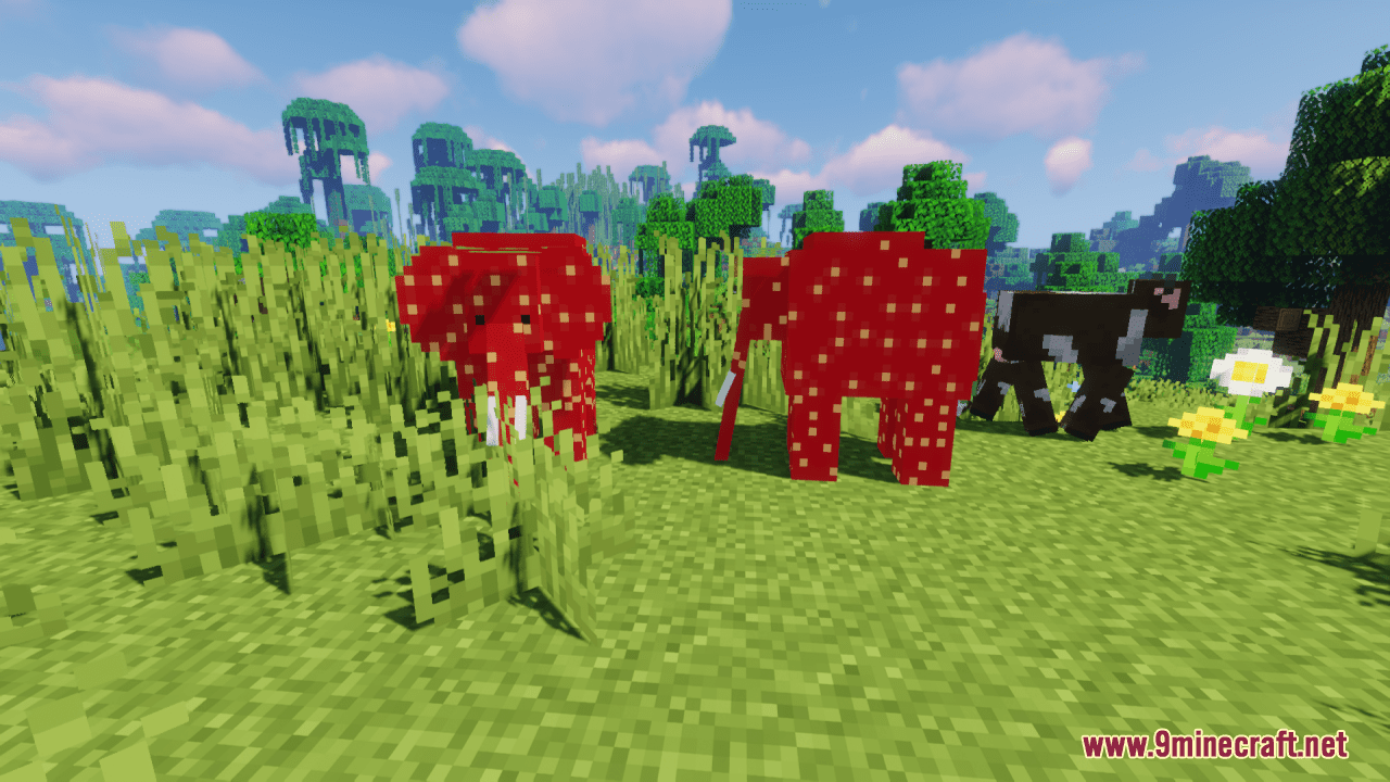 Strawberry Elephant Resource Pack (1.20.6, 1.20.1) - Texture Pack 5