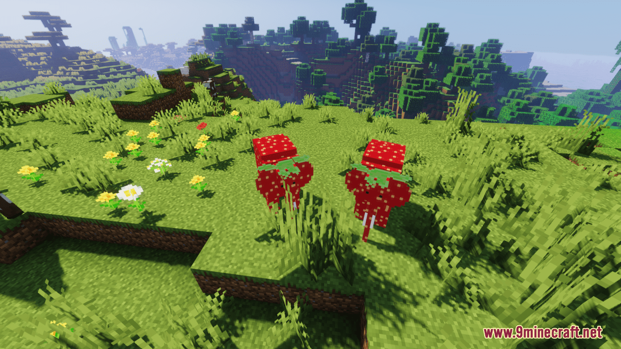 Strawberry Elephant Resource Pack (1.20.6, 1.20.1) - Texture Pack 6