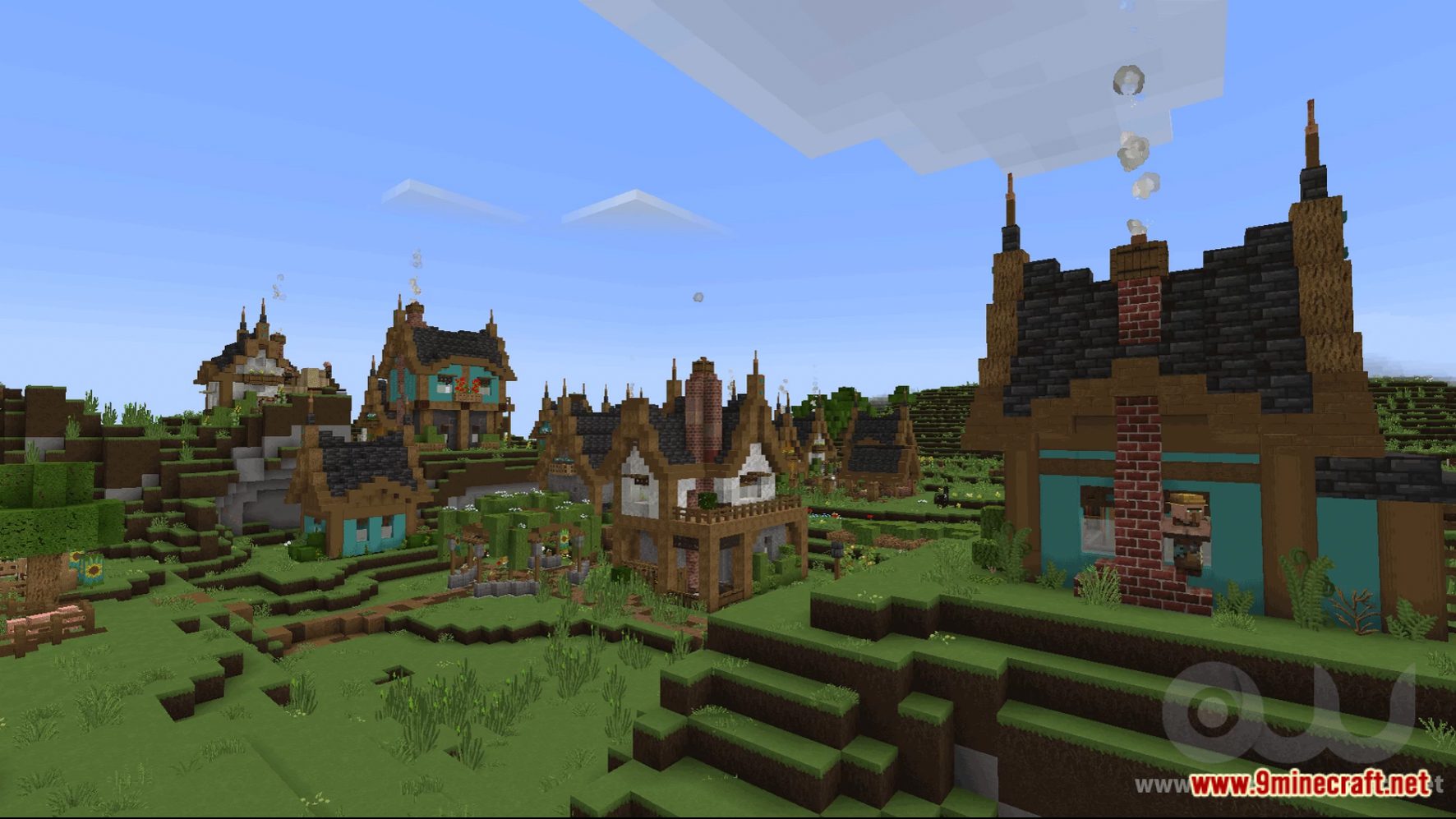 Sunnyfield Village Data Pack (1.20.2, 1.19.4) - Transform Your Minecraft World Into A Picturesque Haven! 7