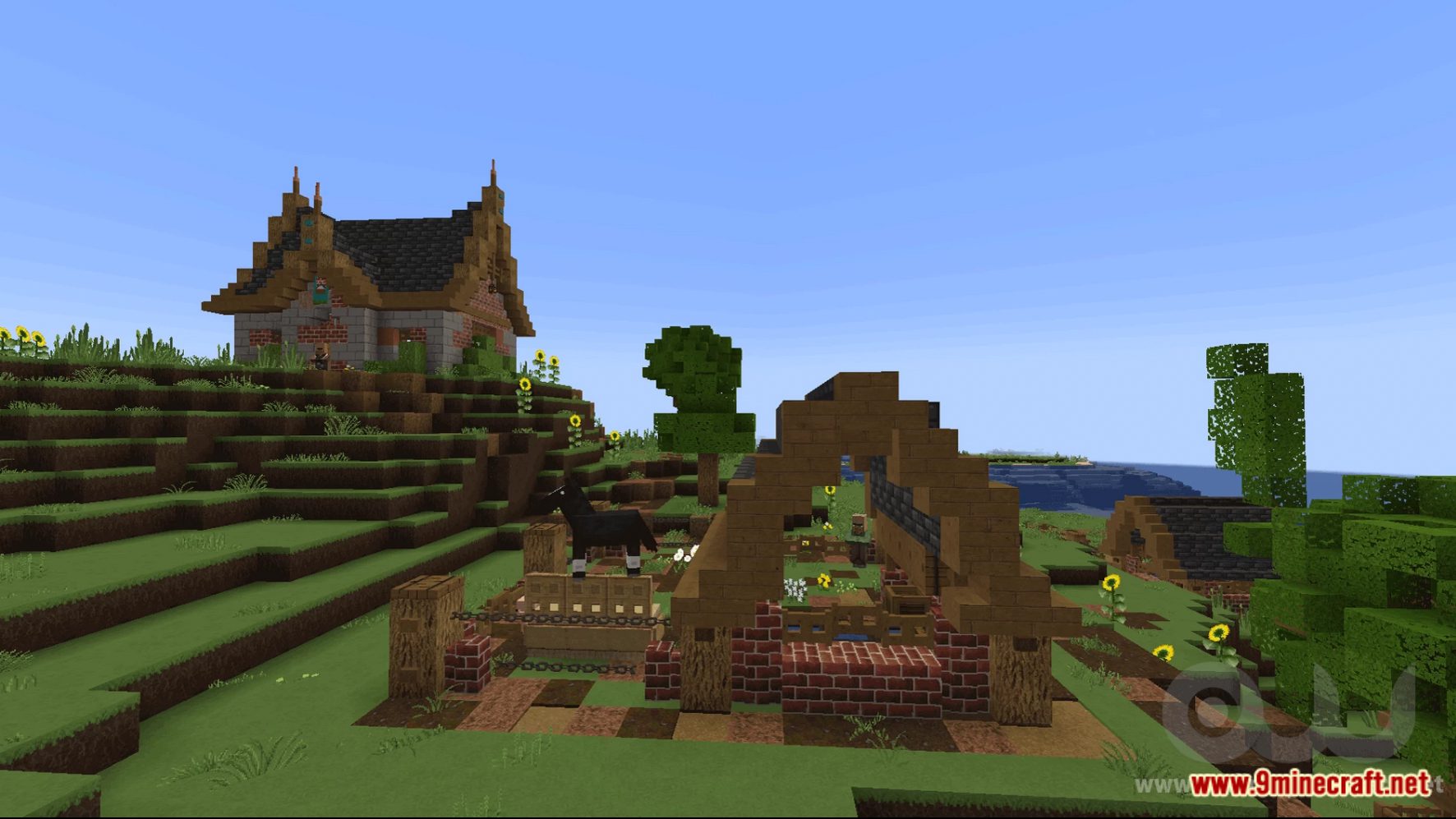 Sunnyfield Village Data Pack (1.20.2, 1.19.4) - Transform Your Minecraft World Into A Picturesque Haven! 8